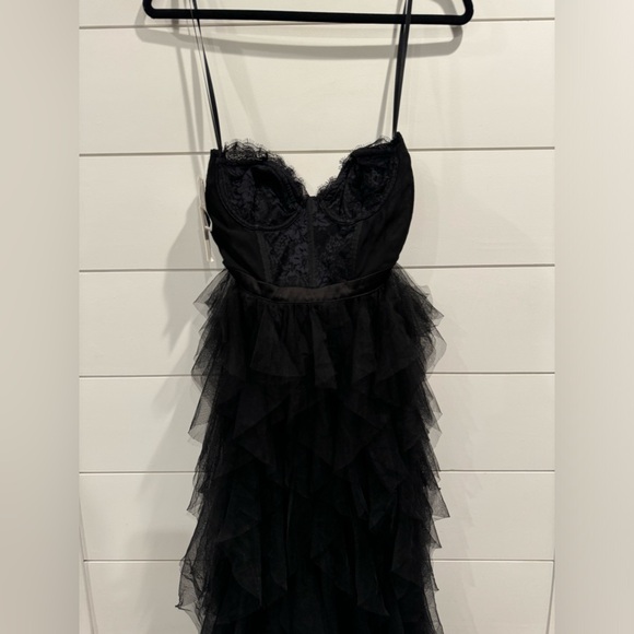 NWT For Love and Lemons black bustier dress - Picture 7 of 12